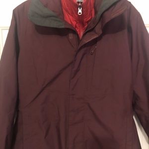Patagonia women’s 3-in-1 ski jacket size large
